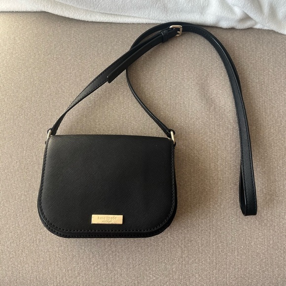 Kate Spade Carsen Newbury Lane Black Crossbody Leather Handbag - Picture 1 of 5